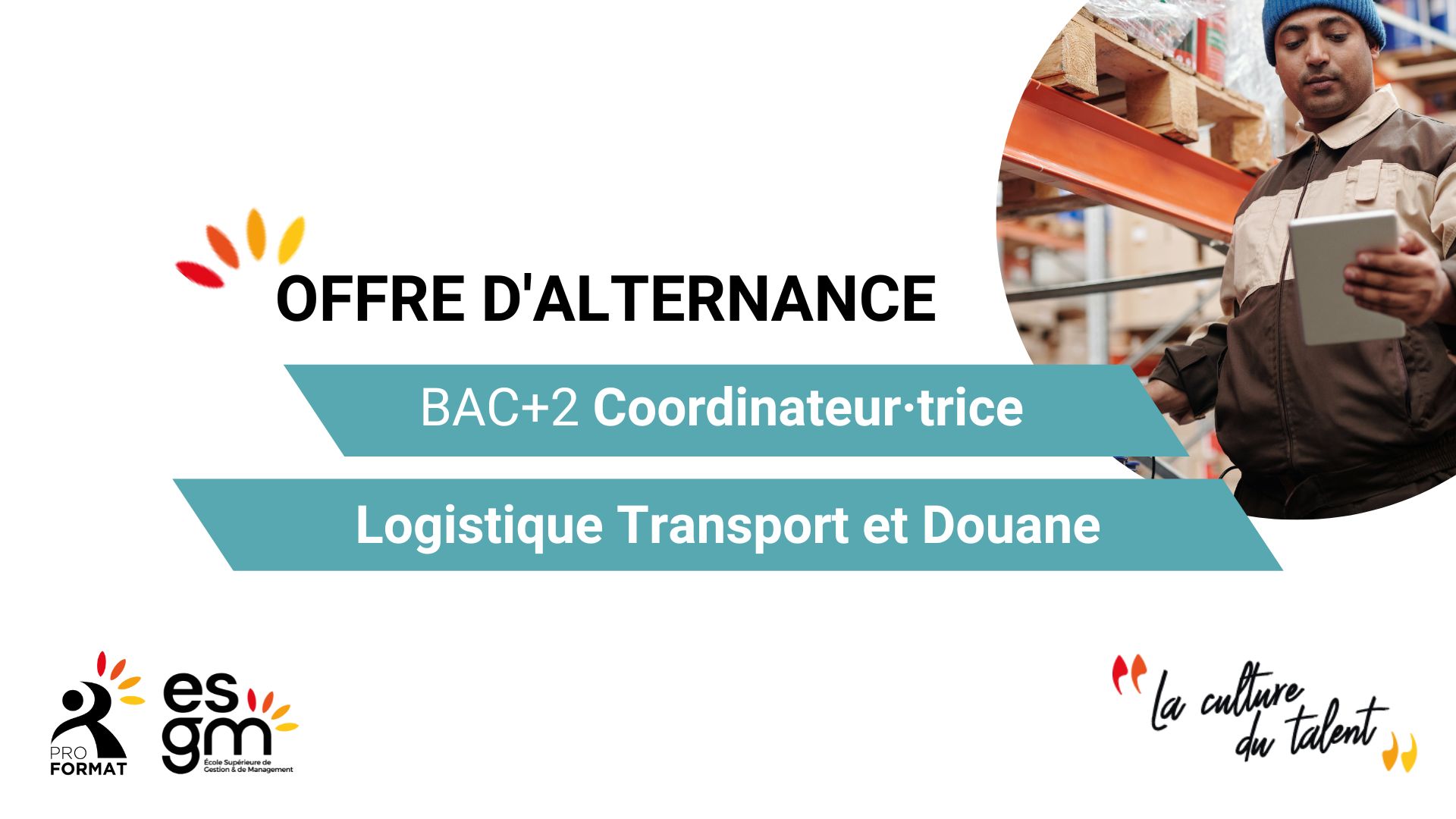 Assistant coordinateur transport et logistique en alternance BAC +3 H/F Pro Format Mulhouse